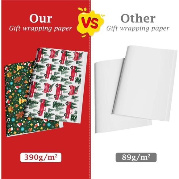 Christmas Wrapping Paper - Jumbo Sheets - Christmas Decorations - Picture 5 of 7